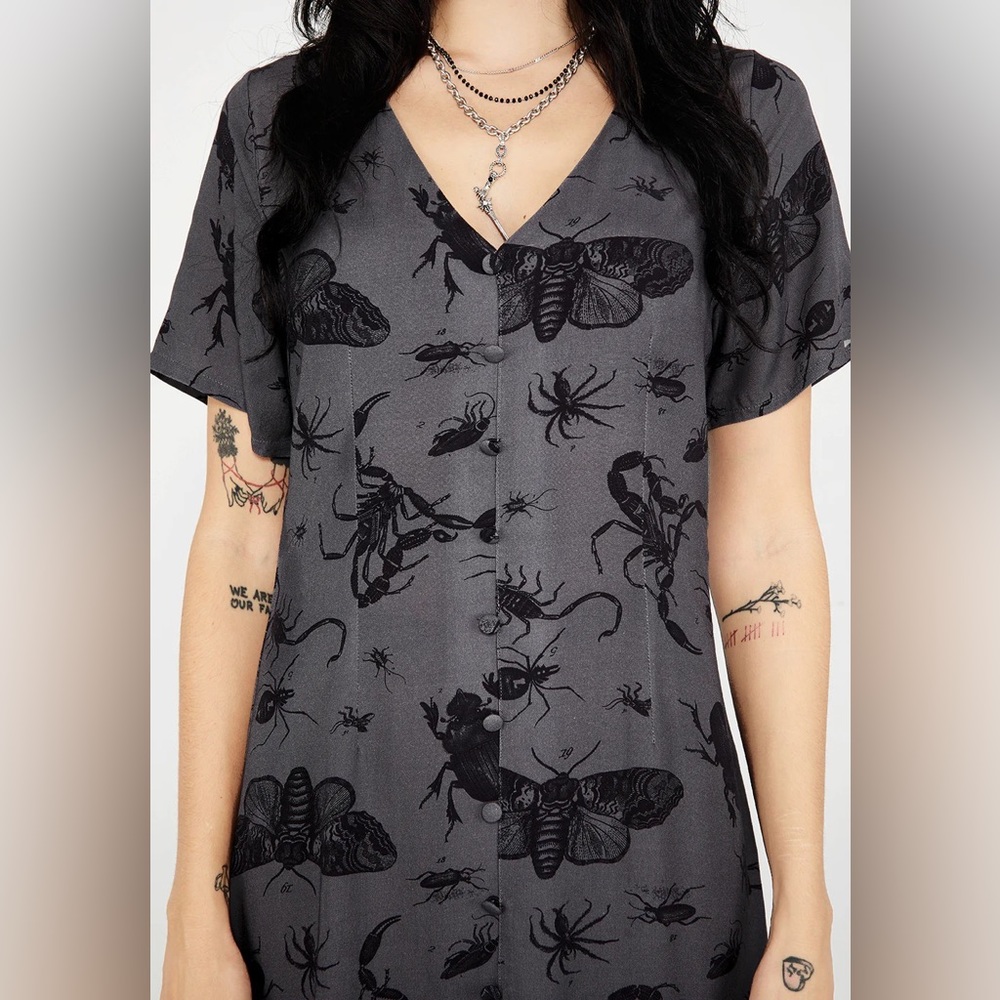 **SOLD** Disturbia Parasite Midi Dress - Picture 4 of 7
